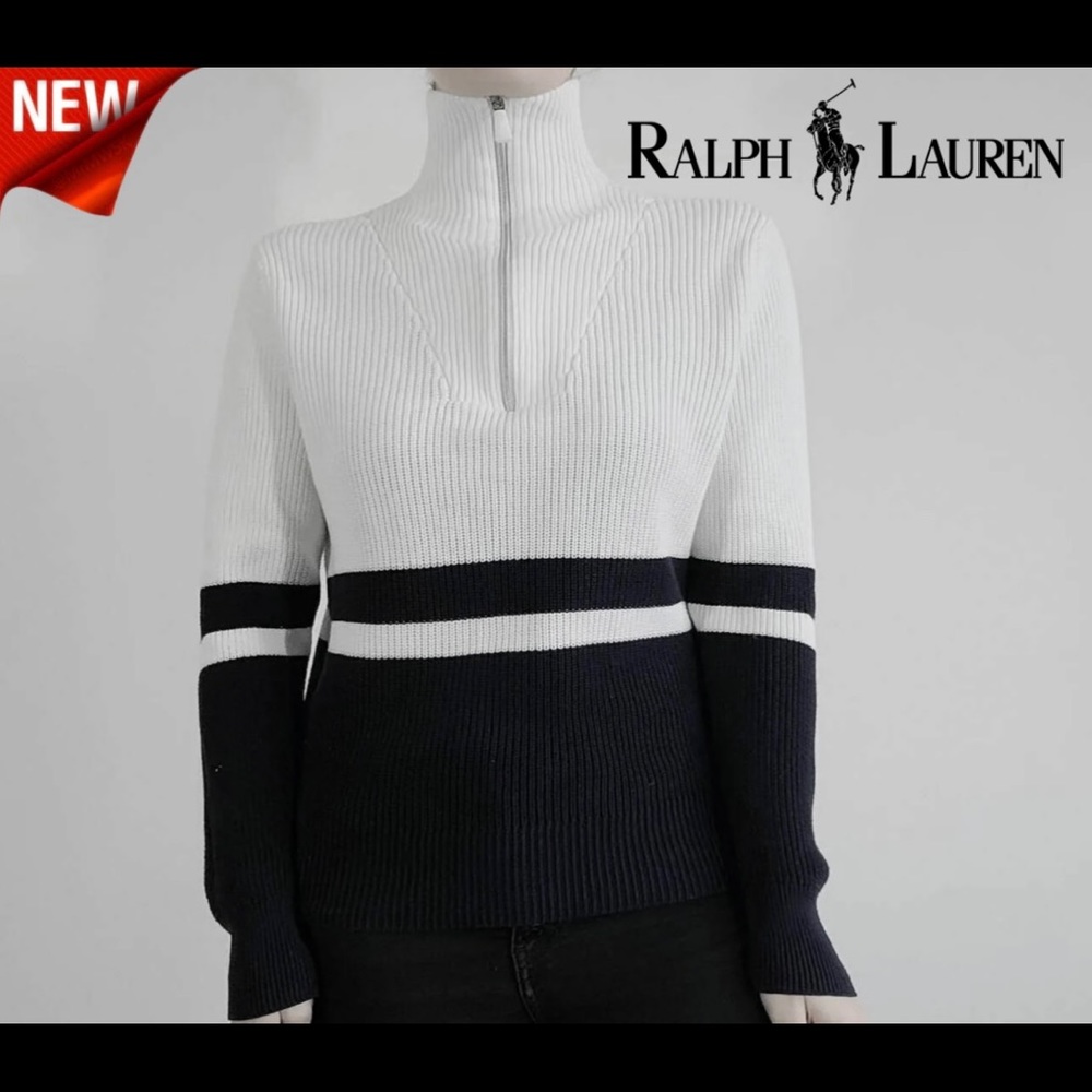 NWT Lauren Ralph Lauren Active Sweater 1/4 zip